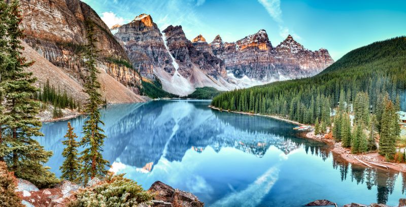 West Canada Moraine Lake