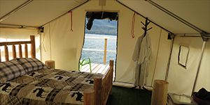 Glamping met de grizzlybeer - Grizzly Bay Floating Lodge
