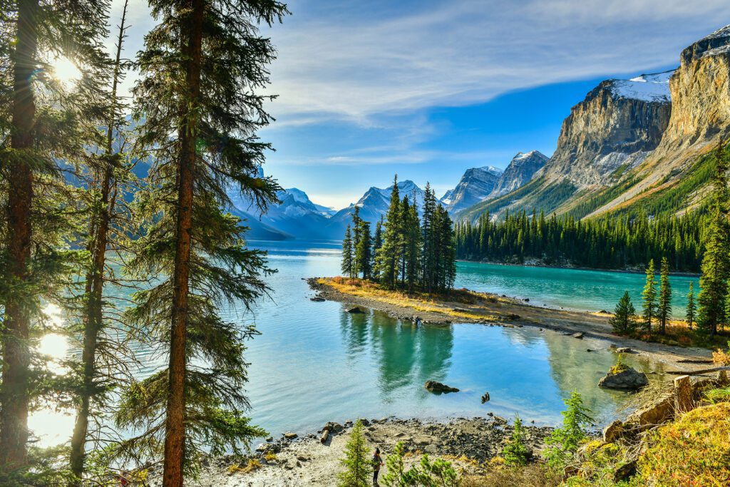 Canada West Spirit Island Lake Maligne