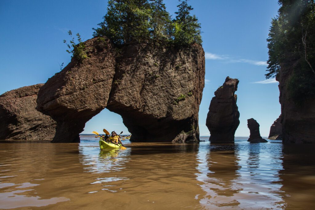 Kayak the rocksHopewell Cape